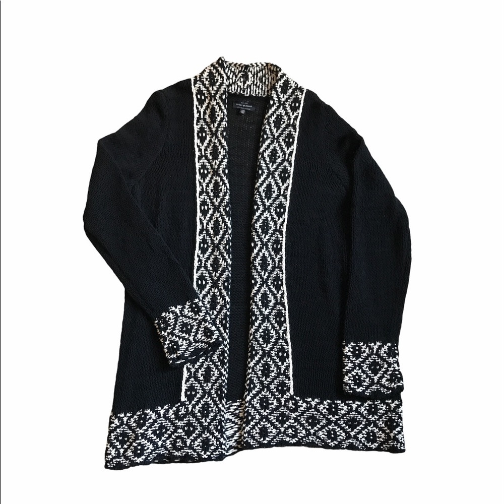 Lucky Brand Geometric Aztec detail sweater size L